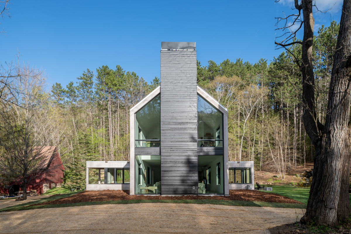 Abundant windows welcome the natural light