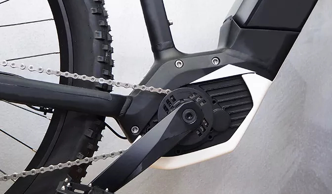 Delrin is the material of choice for plastic gears in e-bike motors