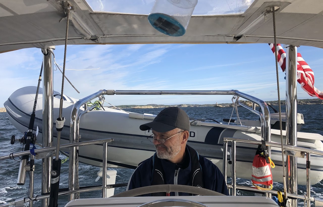 Leaving Sweden Outbound Sailboat