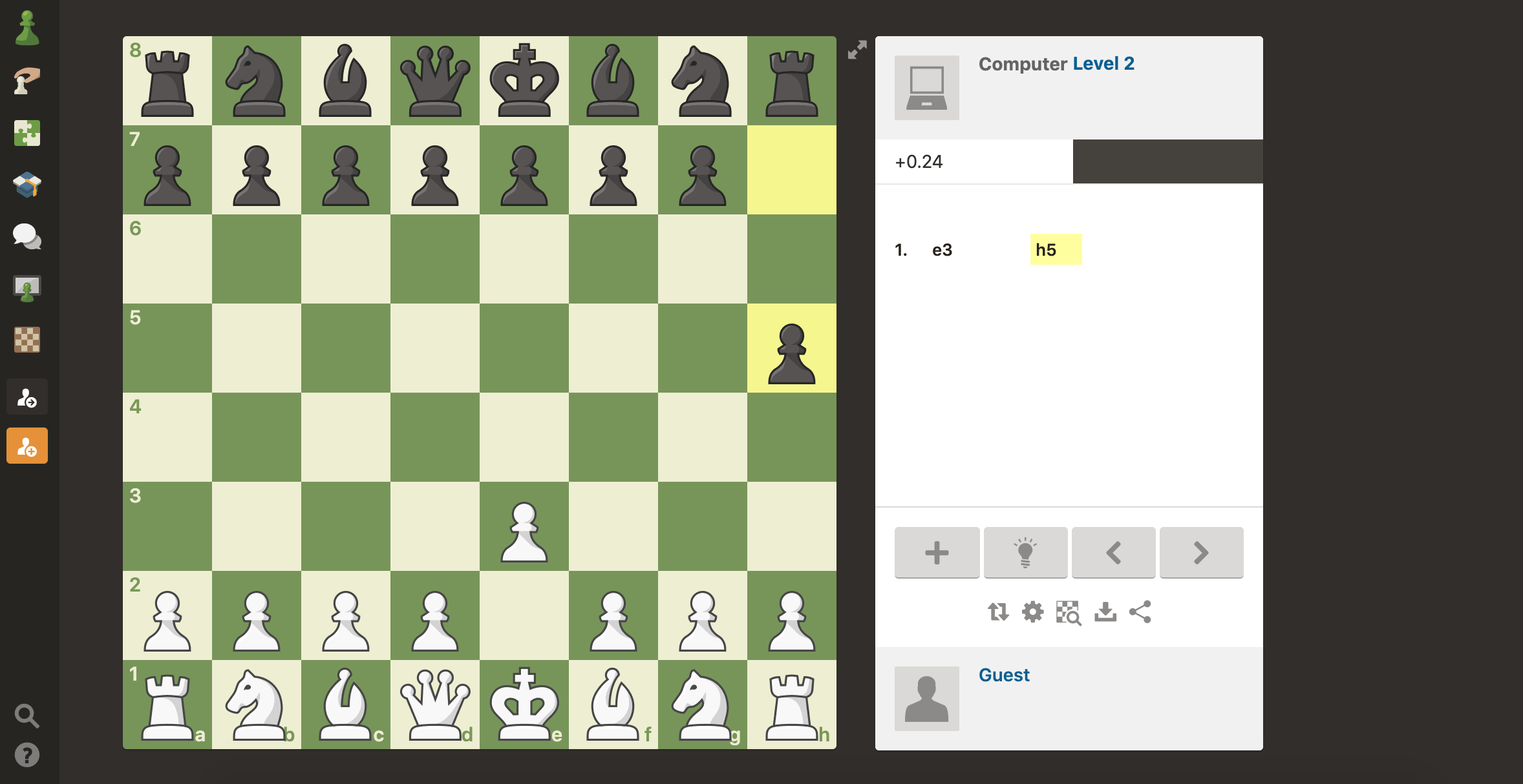 Online chess game