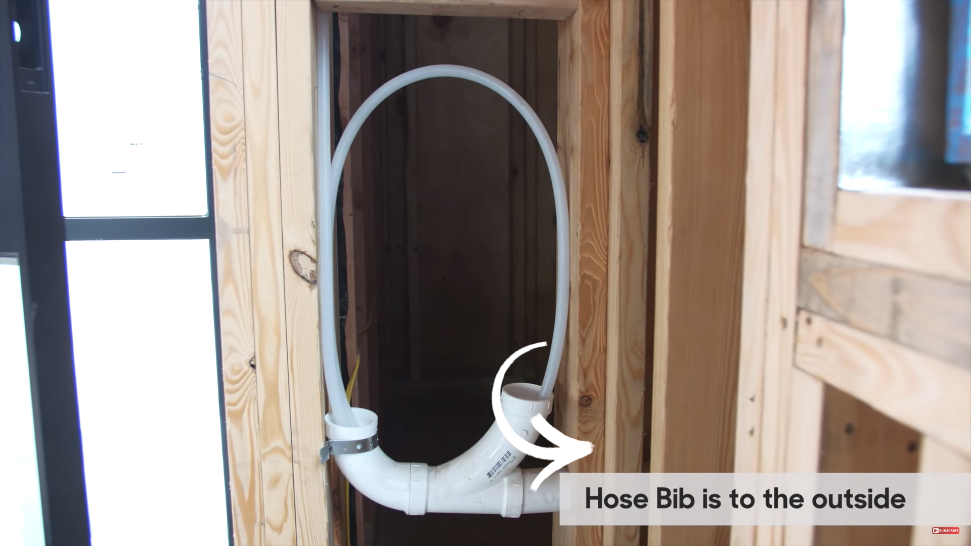 PEX requires full ball within interior wall