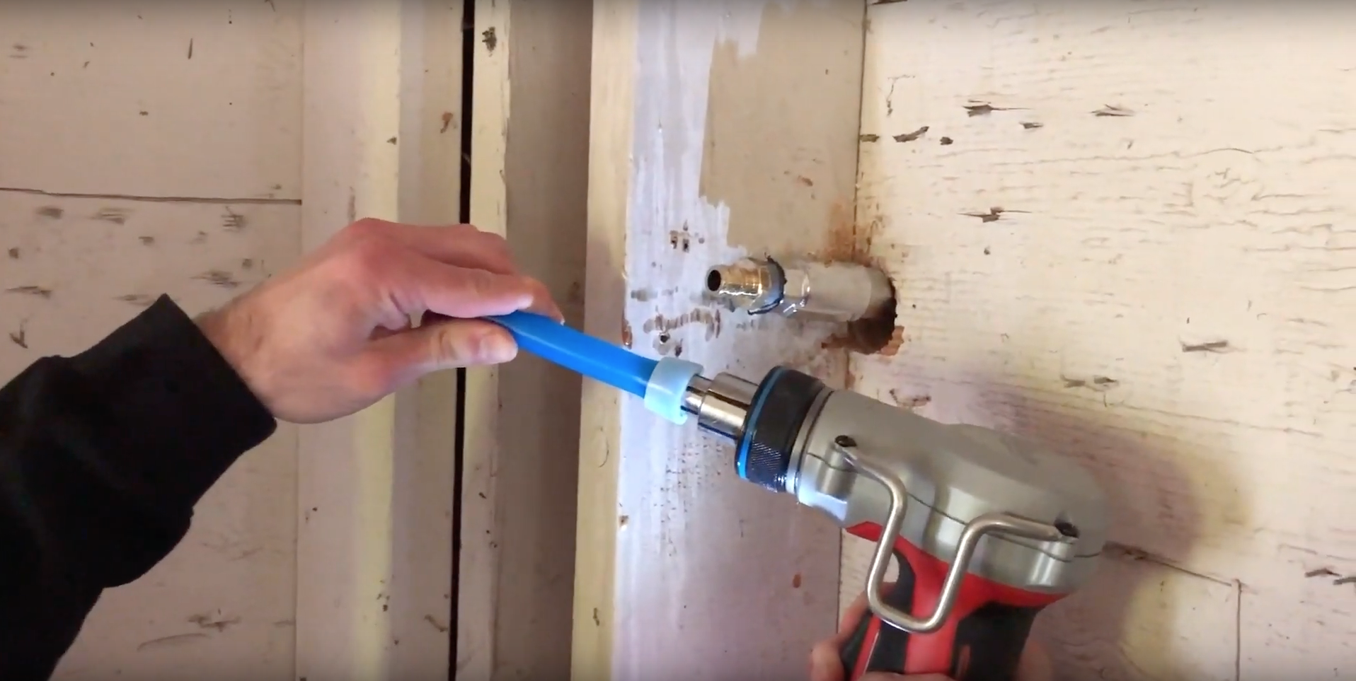 ProPex expansion hose bib installation